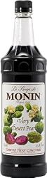 Monin Flavored Syrup, Desert Pear, 33.8-Ounce Plastic Bottles (Pack of 4)