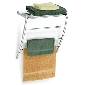 Bath Shelf Towel Rack - Chrome New