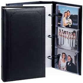 CONCORD XL 3-ring pocket black proof book for up to 420 4x6 photos - 4x6