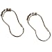 Maytex Glide Shower Curtain Rings, Chrome