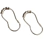 Maytex Glide Shower Curtain Rings, Chrome