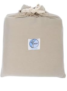 Moby Wrap 100% Cotton Swaddle Blanket, Sand