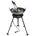 Eastman Outdoors Model 37212 22-Inch Carbon-Steel Wok Kit with Burner, Spoon, and Spatula