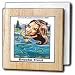 Londons Times Funny Panel Hollywood Cartoons - Brooke Trout, Catch And Don t Release - Tile Napkin Holders
