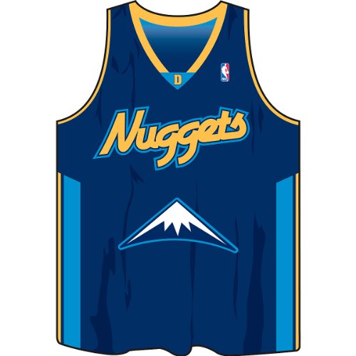 NBA Denver Nuggets Jersey Shaped Mouse Pad