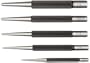 Starrett S117PC 5 Piece 1/16-Inch to 5/32-Inch Center Punch Assortment in Plastic Case