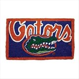 Outdoor Patio Blue/Green/Orange Rectangle Door Mat - University of Florida