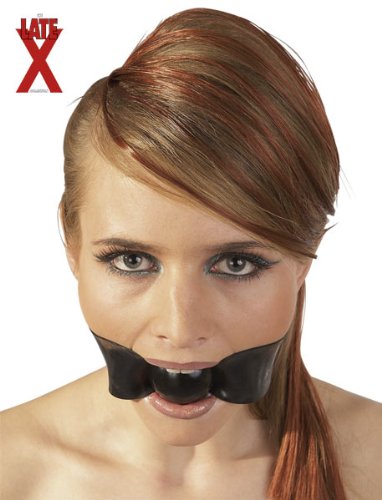 Produkt-Bild: Latex Mundknebel schwarz
