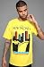 Best Price Buy Cheap RockSmith The New Yorker Tee in Yellow,T-shirts for Men Discount Review Shop