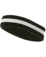 Striped Cotton Terry Cloth Moisture Wicking Head Band