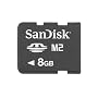 SanDisk SDMSM2-008G-A11M 8GB M2 Memory Stick Micro (Black)