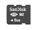 SanDisk SDMSM2-008G-A11M 8GB M2 Memory Stick Micro (Black)