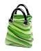 Green Handbag Glass Ware Green Monaco Handbag Large Vase 19cm New
