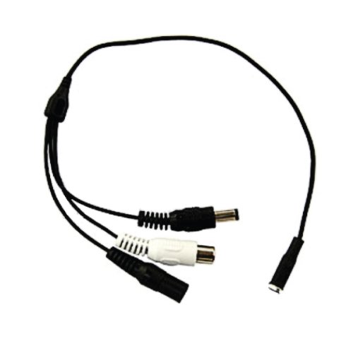 R Tech 12 inches Audio Cable with Microphone Amplifier for Surveillance