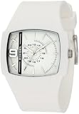 Diesel - DZ1321 - Montre Homme - Quartz Analogique - Cadran Blanc - Bracelet en Plastique Blanc
