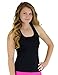 Delfin Spa Women's Heat Maximizing Neoprene Anti Cellulite Full Coverage Racerback Exercise Tank - Regular & Plus Sizes