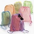 Neon Net Backpacks dozen Bulk