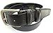 Mens Black Leather Money Belt 1 1/2