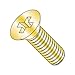 8-32 x 3/8" Machine Screws/Phillips/Flat Head/Steel/Zinc Yellow (Carton: 10,000 pcs)