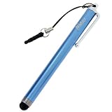 BlueMall Blue Universal Capacitive TouchScreen Stylus with 3.5mm Adapter Plug works with iPad, Hp TouchPad, iPhone 4 / 4S, Kindle fire, Touch and all capacitive Touch screen Devices - Retail Packaging