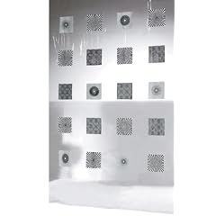 Sealskin Duschvorhang Model Optics transparent B x H: 180 cm x 200 cm