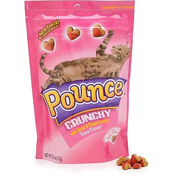 Del Monte Foods - Pet Food Pounce Tuna Flavored Cat Tartar Plaque Control Snac - Pack of 10