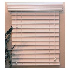US Window #WH3100060RF 31x60 2 White Faux Blind