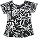 Scrubs - Koi Demi 100% Cotton Black Mariposa Scrub Top