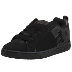 DC - Mens Court Graffik M Cupsole Shoe, Size: 8 D(M) US, Color: Black