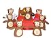 Alma's Design 5 Monkeys On Bed