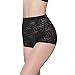 FeelinGirl Women's Smooth Lace Shapewear Tummy Control Stretch Brief Panty