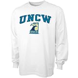 UNC Wilmington Seahawks Youth White Bare Essentials Long Sleeve T-shirt