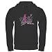 Artsmith, Inc. Hoodie (Dark) Cancer Pink Ribbon Spread The Hope Find The Cure