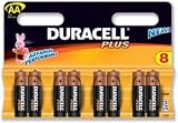 Duracell Plus Battery Alkaline 1.5V AA Ref MN1500B8 [Pack 8]