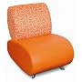 Sassy Sofa (Orange) (22.44"H x 18.11"W x 25.20"D)
