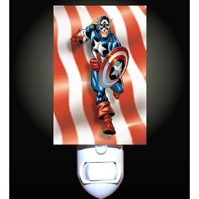 Captain America Decorative Night Light