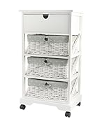 Galileo Mueble con Cestas Blanco