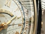 Close Up of Old Gilded Clock with Roman Numerals Stretched Canvas Poster Print, 18x24