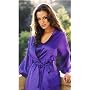 Shalimar Charmeuse Babydoll Chemise, Matching Robe and Padded Hanger (Plus Sizes Too)