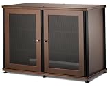 Salamander Synergy 323 Four-Shelved A/V Cabinet (Walnut/Black)
