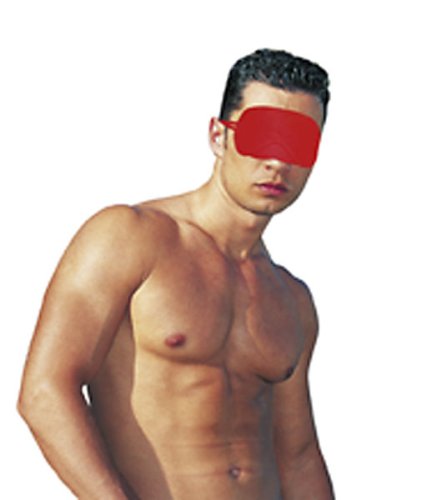 Orion 773514 Augenmasken-Set aus einer roten und einer schwarzen Augenmaske aus Stoff