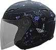GMAX GM67 Open Face Helmet Purple Butterfly Medium - 72-4853M