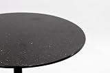 48 Saarinen Style Tulip Dining Table with Black Marble Top - Ships in 24 Hours with Money Back Guarantee!