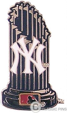 New York Yankees World Series Trophy Pin