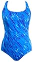 Reebok Women's Waterfitness Water World X-Back Tank Swimsuit