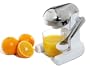 Metrokane Mighty OJ Citrus Juicer, White with Chrome Head and Handle