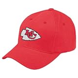 Reebok Kansas City Chiefs Red Basic Logo Brushed Cotton Hat - B0000DKNV6