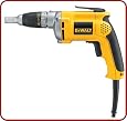 DEWALT DW272W 6.3-Amp Variable-Speed Reversing Drywall Screwdriver with 50 Twist Lock Cord
