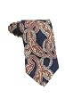 Bracers Rich Cotton & Linen Paisley Men's necktie