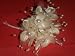 72 Ivory Wedding Bridal Pearl Satin Organza Flower